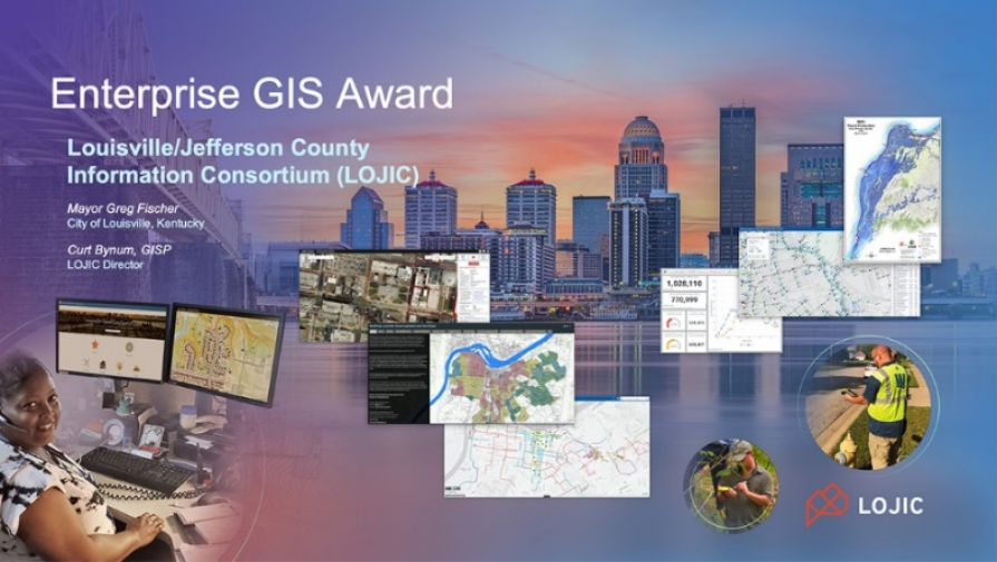 Jefferson County Ky Gis Lojic Receives Esri Enterprise Gis Award | Lojic