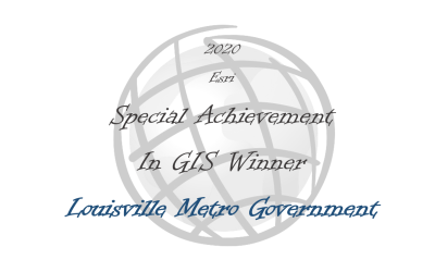 Louisville Metro ESRI SAG Winner 2020